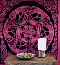 Wandbehang, Wandtuch, Mandala, Tagesdecke Keltisch - Design 15